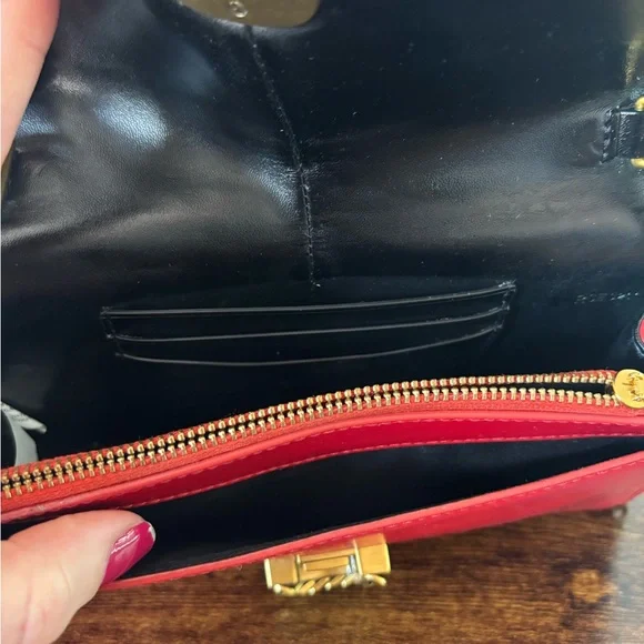 Marc Jacobs Red Leather Crossbody Bag - Picture 4 of 10